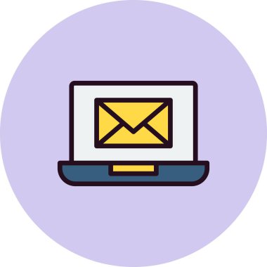 İleti vektör illüstrasyon tasarımı içeren e- posta