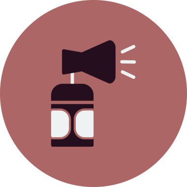 Air Horn simgesi vektör illüstrasyonu
