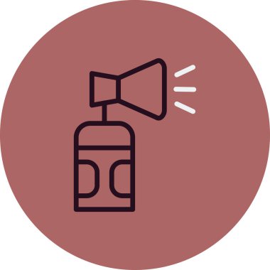 Air Horn simgesi vektör illüstrasyonu