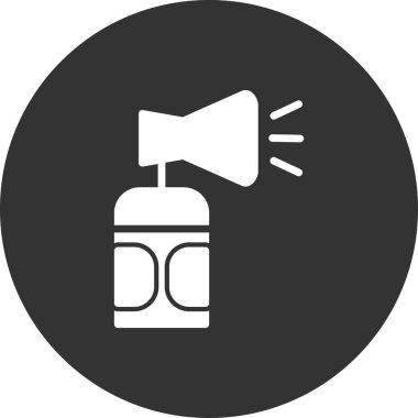 Air Horn simgesi vektör illüstrasyonu