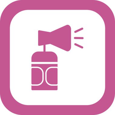 Air Horn simgesi vektör illüstrasyonu