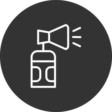 Air Horn simgesi vektör illüstrasyonu