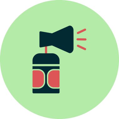 Air Horn simgesi vektör illüstrasyonu