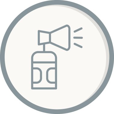 Air Horn simgesi vektör illüstrasyonu