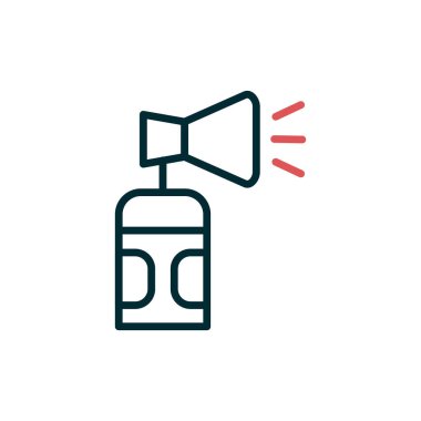 Air Horn simgesi vektör illüstrasyonu