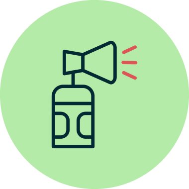 Air Horn simgesi vektör illüstrasyonu