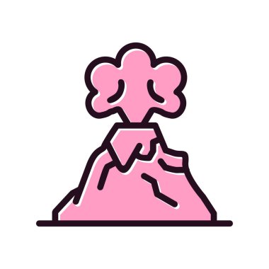 Patlama. Web simgesi, illüstrasyon 