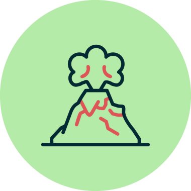 Patlama. Web simgesi, illüstrasyon 