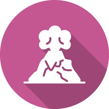 Patlama. Web simgesi, illüstrasyon 