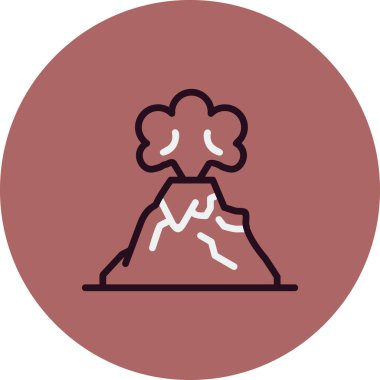 Patlama. Web simgesi, illüstrasyon 