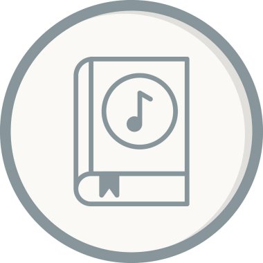 Kitap simgesi, modern vektör illüstrasyon tasarımı