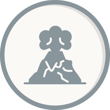 Patlama. Web simgesi, illüstrasyon 