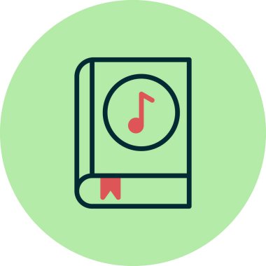 Kitap simgesi, modern vektör illüstrasyon tasarımı