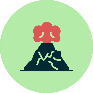 Patlama. Web simgesi, illüstrasyon 