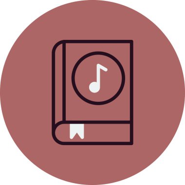 Kitap simgesi, modern vektör illüstrasyon tasarımı