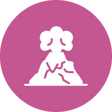 Patlama. Web simgesi, illüstrasyon 