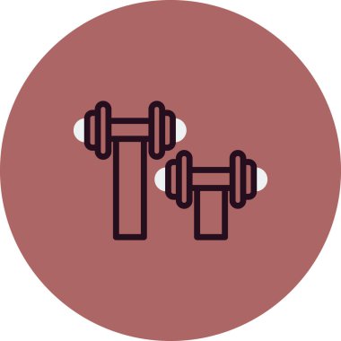 Halter düz vektör simgesi