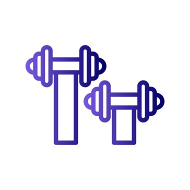 Halter düz vektör simgesi