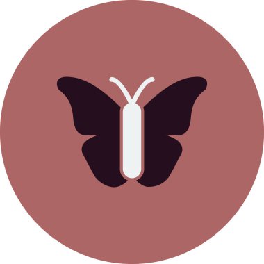 Kelebek simgesi, modern vektör illüstrasyon tasarımı.