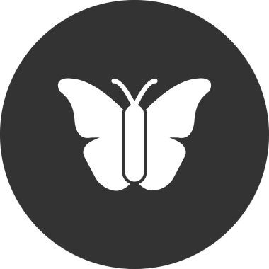 Kelebek simgesi, modern vektör illüstrasyon tasarımı.