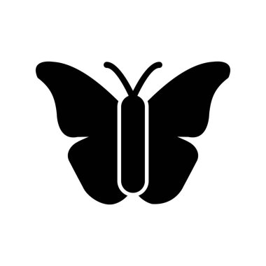 Kelebek simgesi, modern vektör illüstrasyon tasarımı.