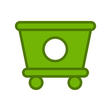 Alışveriş arabası simgesi vektör illüstrasyon grafik tasarımı