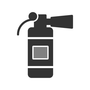 Yangın söndürme ikonu. Web için gaz hidrantı vektör simgelerinin özet çizimi