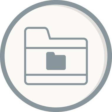 Dosya. Web simgesi basit illüstrasyon