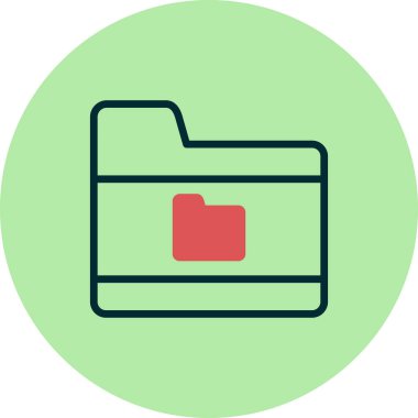 Dizin simgesinin vektör illüstrasyonu