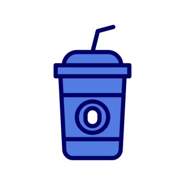 kahve fincanı simgesi, vektör illüstrasyonu  