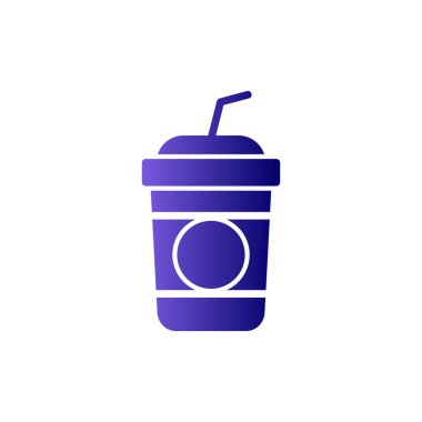 kahve fincanı simgesi, vektör illüstrasyonu  