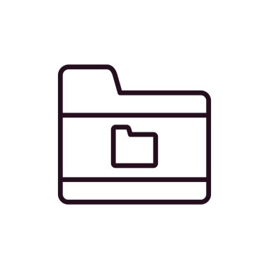 beyaz arkaplanda izole edilmiş dizin simgesi vektörü, belge şeffaf işareti