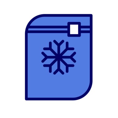 Donmuş Gıda simgesinin vektör çizimi 