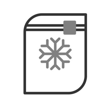 vector illustration of a Frozen Food icon 