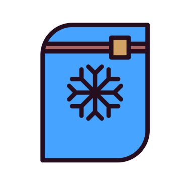 Donmuş Gıda simgesinin vektör çizimi 