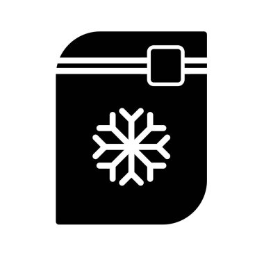 Donmuş Gıda simgesinin vektör çizimi 