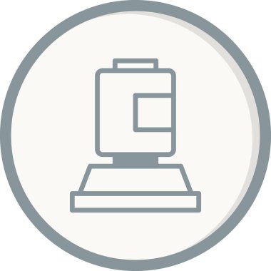 Modern yerçekimi su ikonunun vektör çizimi