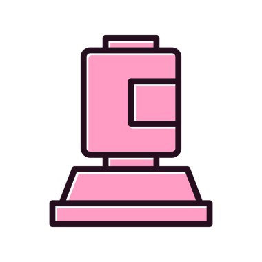 Modern yerçekimi su ikonunun vektör çizimi