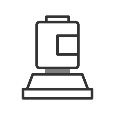 Modern yerçekimi su ikonunun vektör çizimi