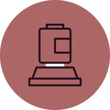 Modern yerçekimi su ikonunun vektör çizimi