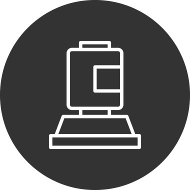 Modern yerçekimi su ikonunun vektör çizimi