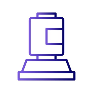 Modern yerçekimi su ikonunun vektör çizimi