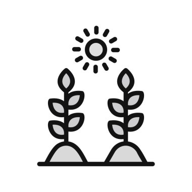 Beyaz arkaplanda kabartmalı kırpma simgesinin çizimi