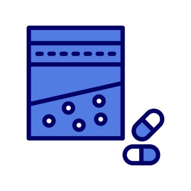 Uyuşturucu. Web simgesi basit illüstrasyon