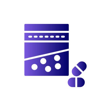 Uyuşturucu. Web simgesi basit illüstrasyon