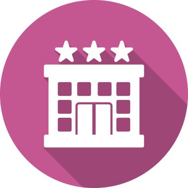 Otel simgesi vektör illüstrasyonu