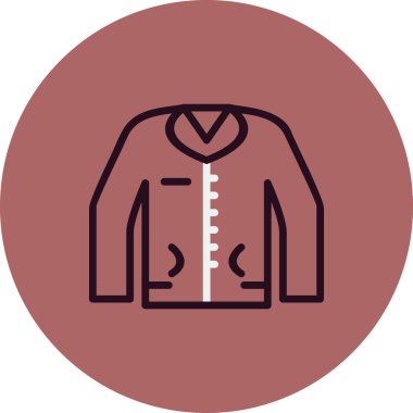 Ceket simge vektör çizim