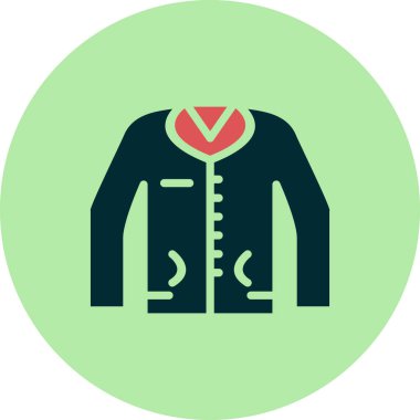 Ceket simge vektör çizim