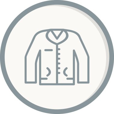 Ceket simge vektör çizim