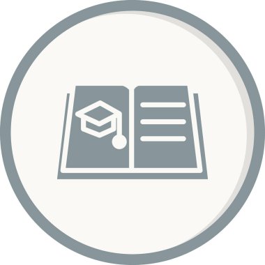 Öğrenme simgesi, vektör illüstrasyonu 